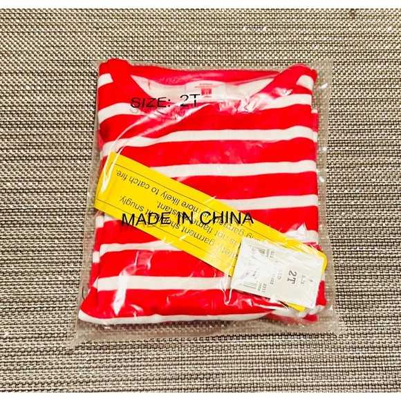 X2 Sleepwear Toddler Pajama Set Red Stripe - Size 2T - Picture 2 of 2